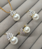 H&A Jewellery Pearl and Crystal 3-Piece Set
