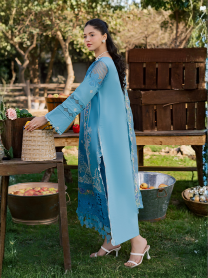 Parishay Summer Queen Vol 2 Lawn Embroidered Unstitched 3-Piece Suit-SQU-13