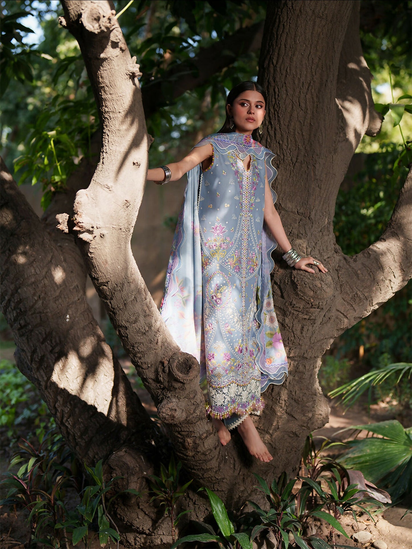 Binilyas Heritage Dore Summer'26 Lawn Embroidered Stitched 3-Piece Suit-172-A