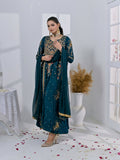 Ruby's Couture Chamak Dhamak Sheesha Silk Embellished Stitched 3-Piece Suit-Delisha