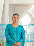 Farooq Hameed Studio Silk Embroidered Stitched 3-Piece Suit-Elli