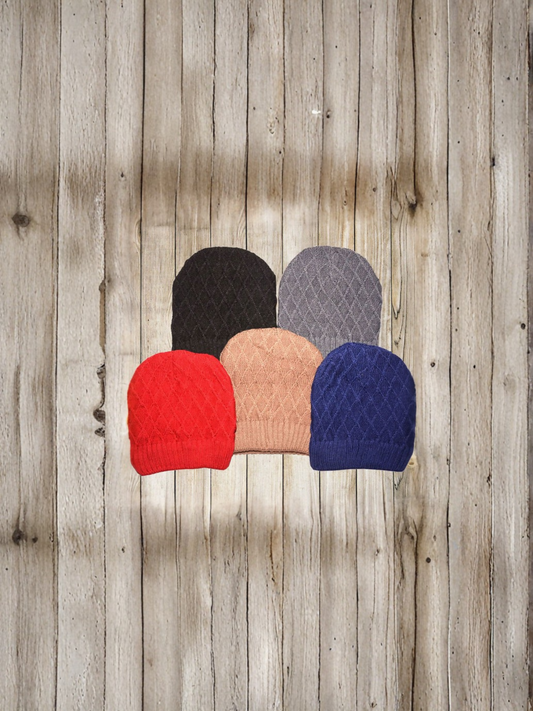 Funky's Warm Chunky Stretch Beanie-11862 made of synthetic wool with polyester fur lining, soft, flexible, and cozy winter beanie.