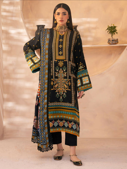 Binilyas Kotrai Embroidered Unstitched 3-Piece Suit-792-A