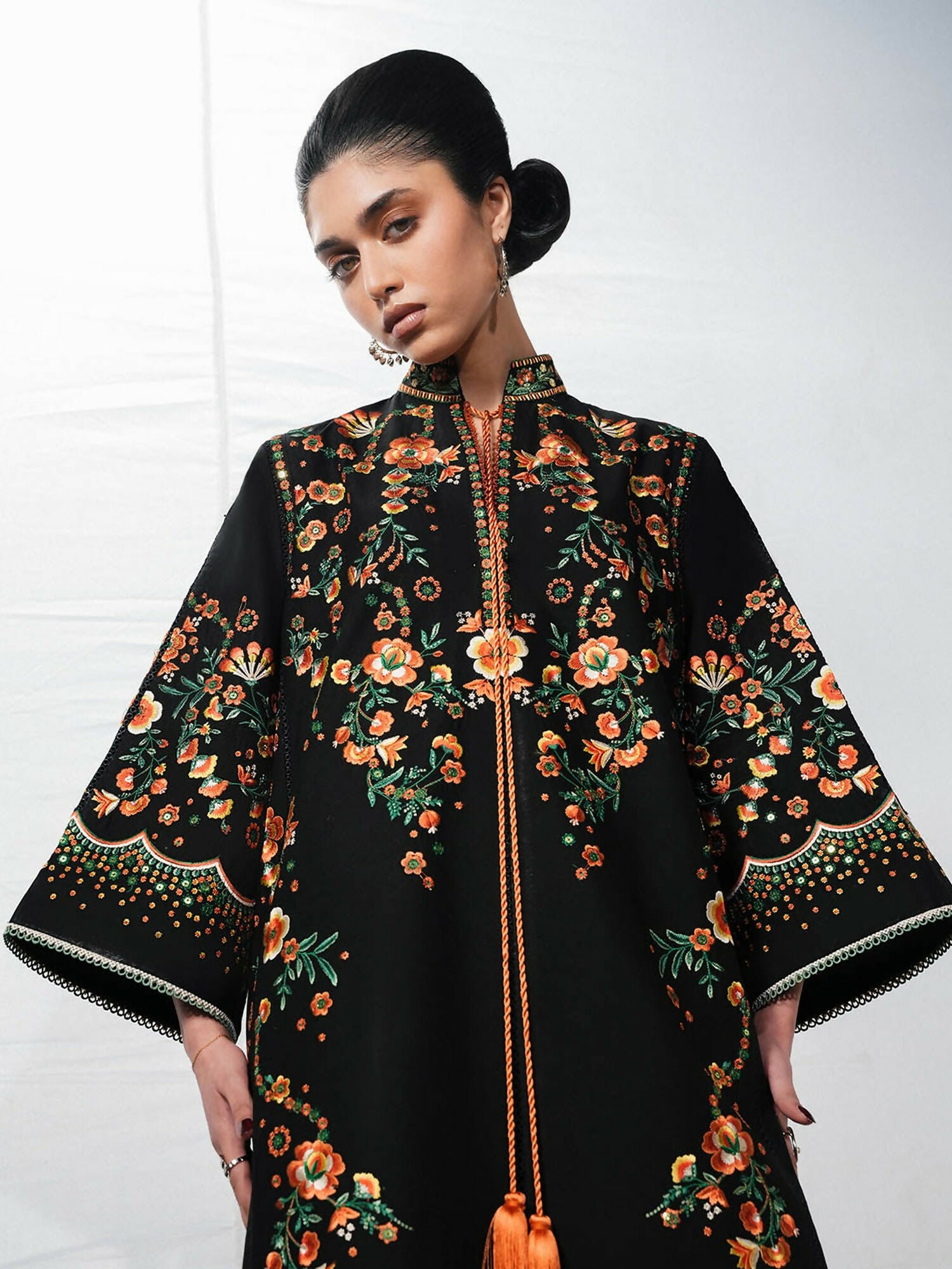 Jugnu by Hussain Rehar The Reserved View SS/Edit I Cotton Embroidered Unstitched 3-Piece Suit-Bahri