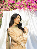 Panache Apparel Serenity Lawn Embroidered Stitched Suit-Honey Luster