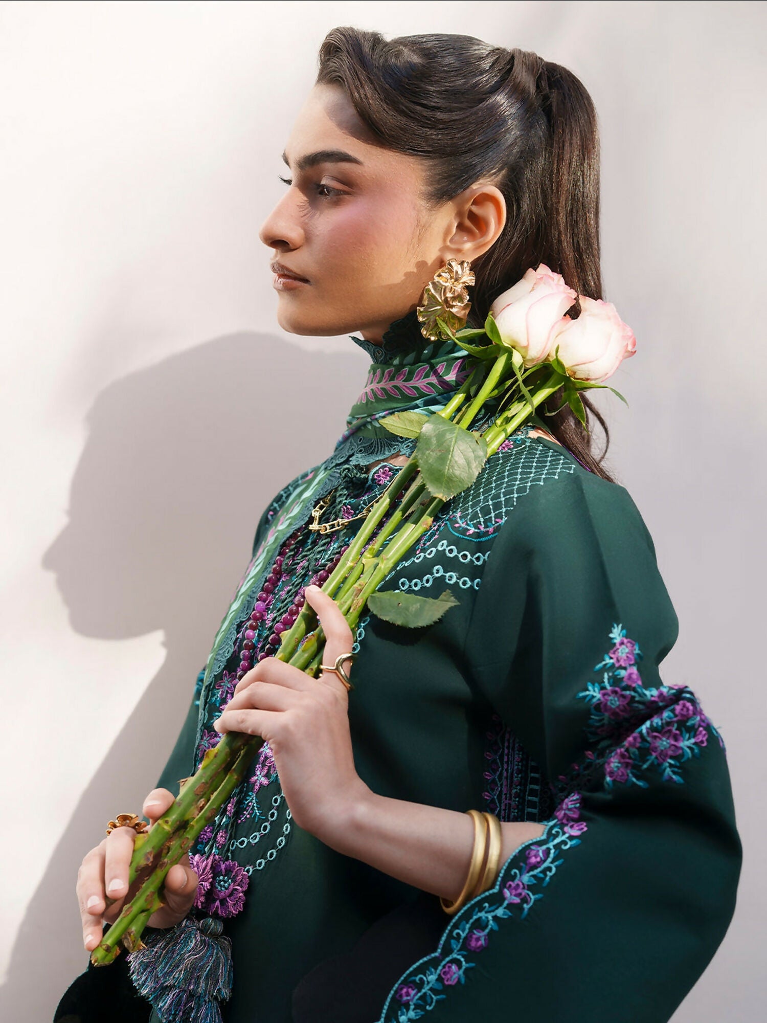 Mahnur Fiona Lawn'26 Embroidered Unstitched 3-Piece Suit-F-08