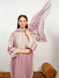 Siraphina Lawn Embroidered Stitched 3-Piece Suit-Serenity