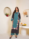 MH Cloth House Poly Lawn Printed Stitched 2-Piece Suit-Sabzaar