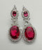 H&A Jewellery One Carat Semi-Precious Stone American Diamond Earrings