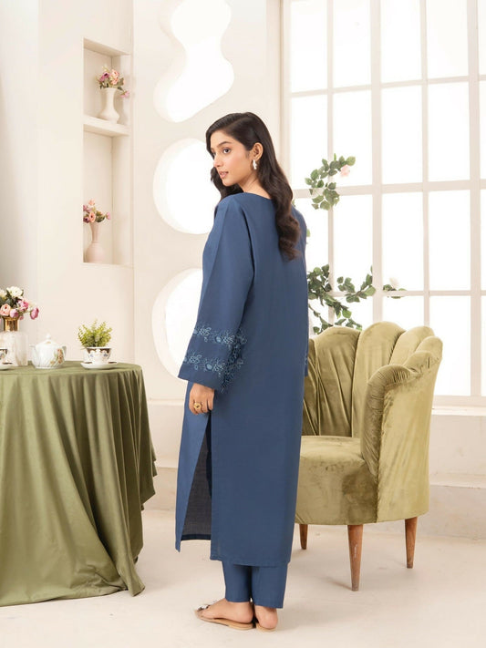 Stylish Collection Aaraish Cotton Embroidered Stitched 2-Piece Suit-Chic Pocket