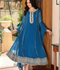 Manahil Arts Chiffon Embellished Stitched 3-Piece Suit-Kurti 123-Zinc