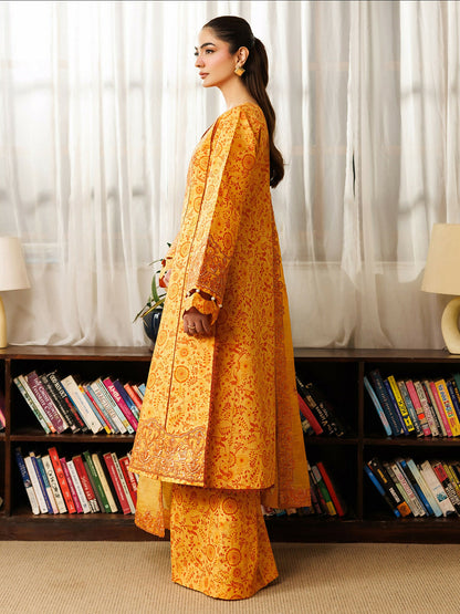 Mahnur Leila Lawn'26 Embroidered Unstitched 3-Piece Suit-L-07