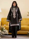 Mahnur Ember Lawn Embroidered Stitched 3-Piece Suit-EM-006