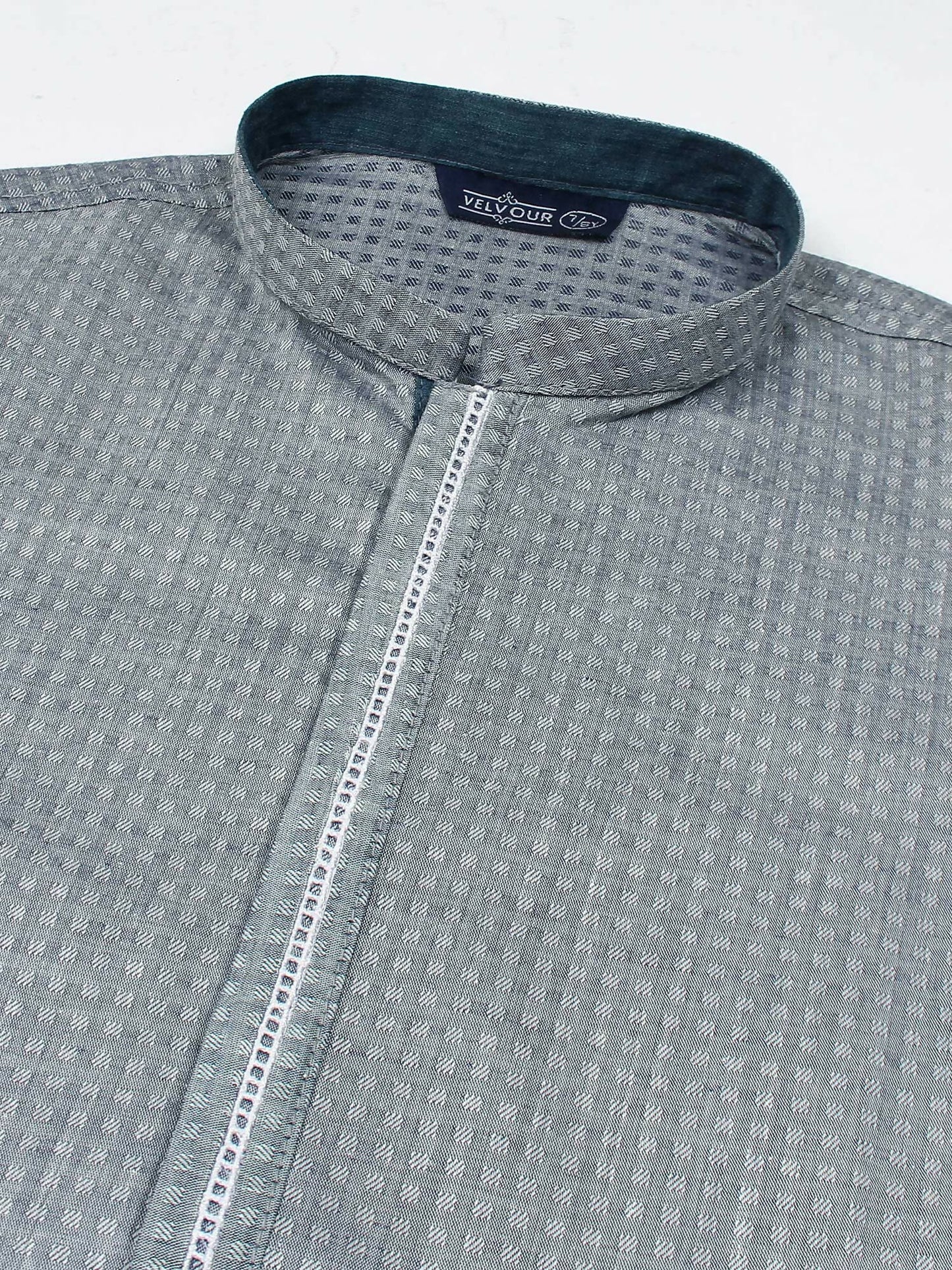 Velvour Boys Cotton Fine Detail Stitched Kurta-VB192-A