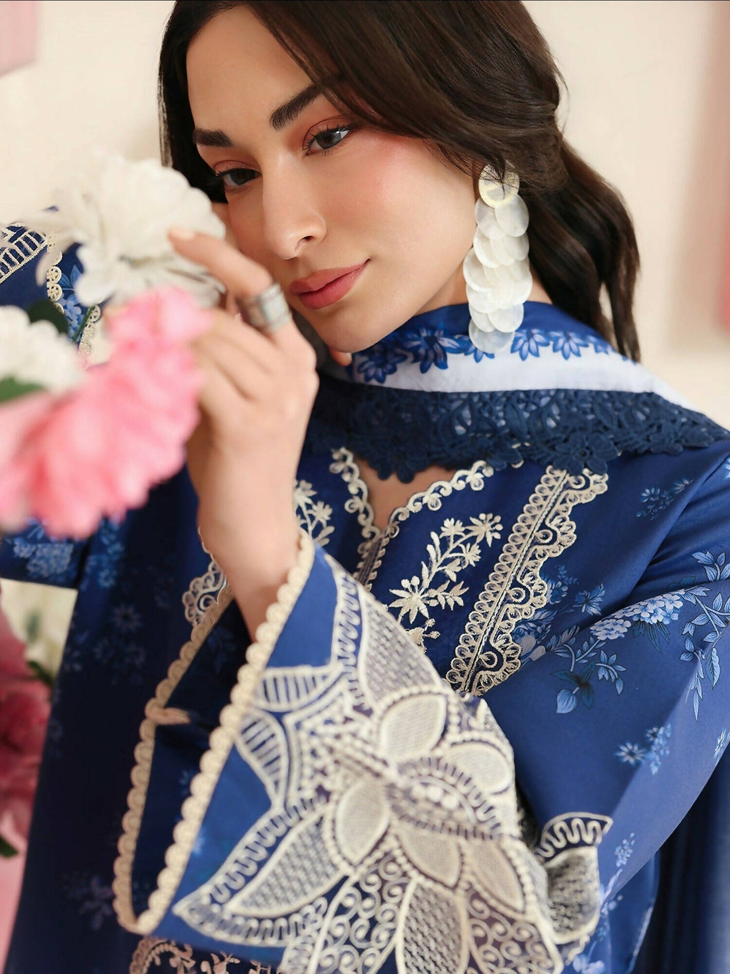 Mahnur Anaya Summer Vol 2 Lawn Embroidered Unstitched 3-Piece Suit-AN-2-03