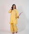 HU Studios Karam Collection Lawn Embroidered Stitched 2-Piece Suit-Yellow