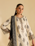 Mahnur Leila Printkari Edit Lawn Embroidered Unstitched 3-Piece Suit-LP-09