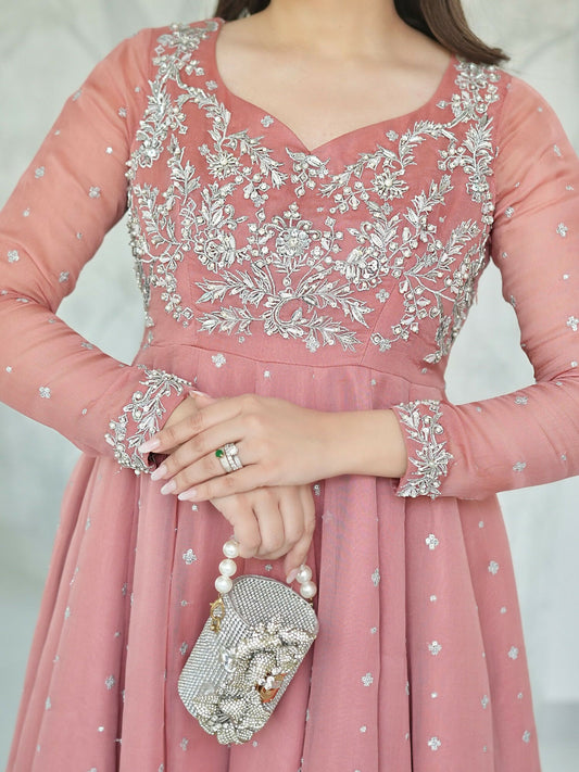 Allure By IH Luxe Formals Chiffon Embroidered Lehenga-Joel