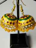H&A Jewellery Jaipuri Jhumki Earrings