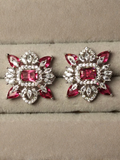 H&A Jewellery One Carat Silver Rhodium Plated Stud Earrings