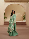Binilyas Mashriq Luxury Lawn'26 Embroidered Unstitched 3-Piece Suit-D-117-A