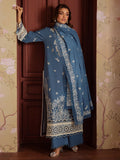 Mahnur Nova Khaddar Embroidered Unstitched 3-Piece Suit- NK - 07