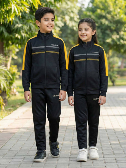 Velvour Polyathletic Fleece Tracksuit-VWT55-B