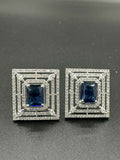 H&A Jewellery One Carat Silver Rhodium Plated Earrings