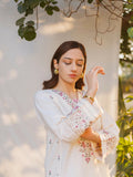 MAK Fashion Dobby Lawn Embroidered Co-Ord Sett-Fiora