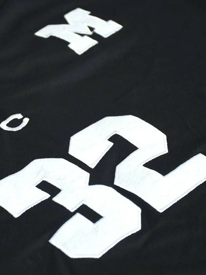 Jupiter Sporty Style Oversized No 32 Baseball Tee Shirt-13627